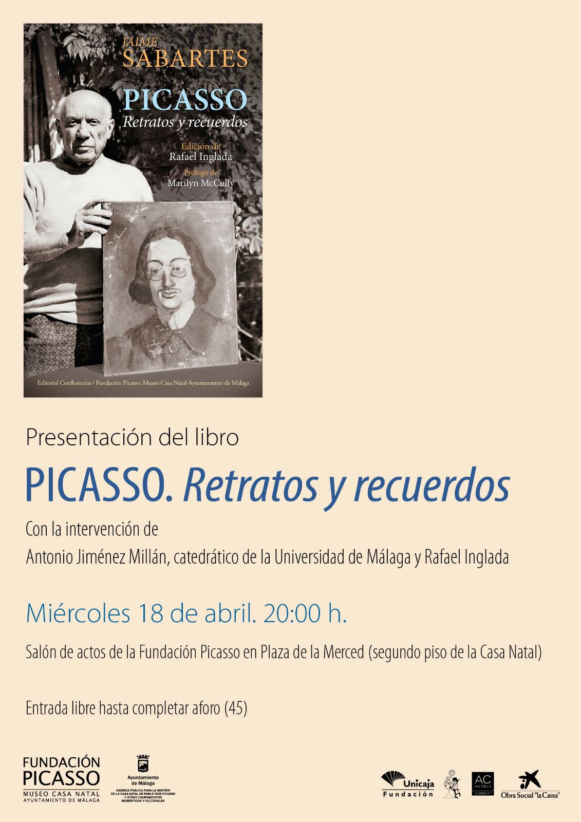 Resultado de imagen de PICASSO, RETRATOS Y RECUERDOS, de Jaime Sabartes. Ed. Confluencias. -