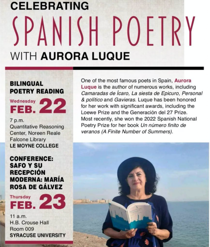 Aurora Luque Spanish Poetry