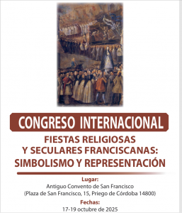 Dª  Marión Reder Gadow Y Dª Mª Pepa Lara García.  FIESTAS RELIGIOSAS Y SECULARES FRANCISCANAS. SIMBOLISMO Y REPRESENTACIÓN