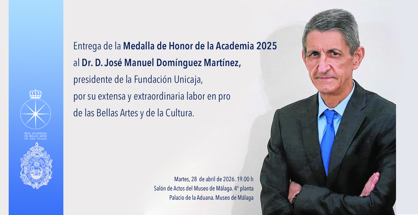 Medalla de Honor al Dr. D. José Manuel Domínguez, presidente de la Fundación Unicaja